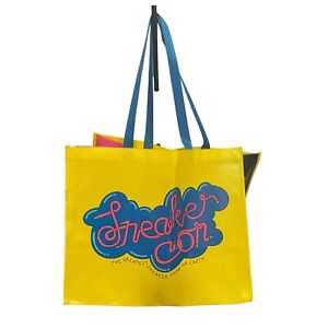 Sneaker Con Bag Yellow Blue Straps Nylon The Greatest Show On Earth 2021 Large