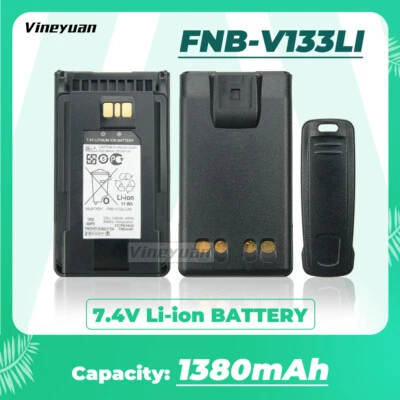FNB-V133LI-UNI - Motorola Vertex Standard 7.4V 1380mAh Li-ion Battery AAJ67X001 - Image 1 of 4