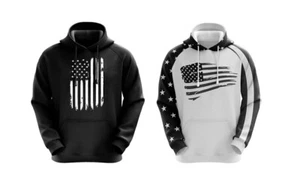 NEW US Flag Concealed Carry Hoodie American Patriotic Sweatshirt, WRB, S to 2XL - Bild 1 von 6