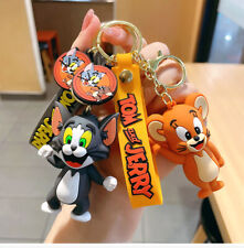 Tom & Jerry Wristlets - Keychain With Wrist Strap & Charm