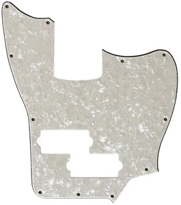 Pieza de guitarra golpeador blanco marfil para bajo Squier Jaguar especial SS escala corta - Imagen 1 de 6