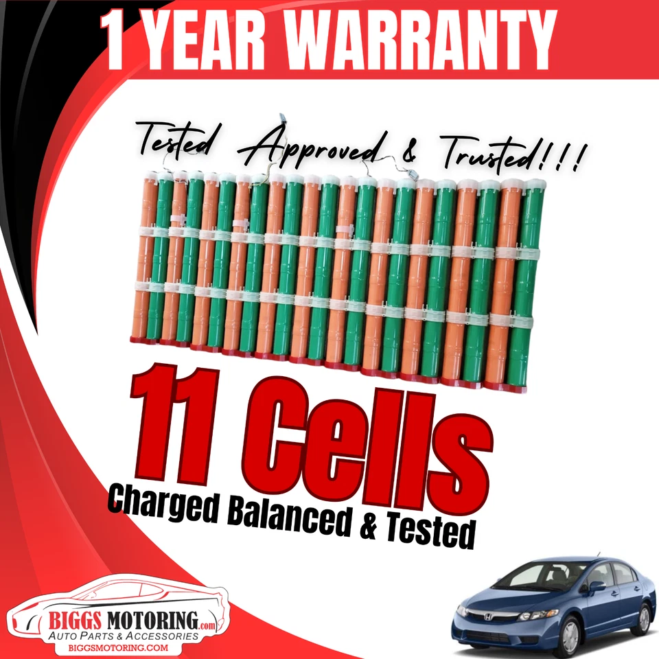 Eleven 11 | 2006 - 2011 年本田思域混合动力电池全套,高容量 — 第 1/4 张图片