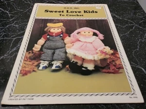 X15 HHO INC 1984, SWEET LOVE KIDS TO CROCHET FOLLETO PATRÓN - Imagen 1 de 2