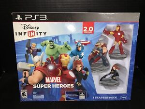 BRAND NEW Disney Infinity Marvel Super Heroes 2.0 Starter Pack - PlayStation PS3