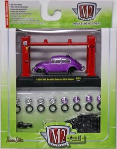 Kit modelo VW Beetle Deluxe 1956 máquinas M2 EE. UU. - 37000 15-03 NRFP 2015 púrpura - Imagen 1 de 4