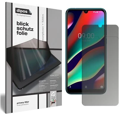 Film protection d'écran Wiko View 3 Protecteur Confidentialité Anti-Espion dipos - Photo 1/4
