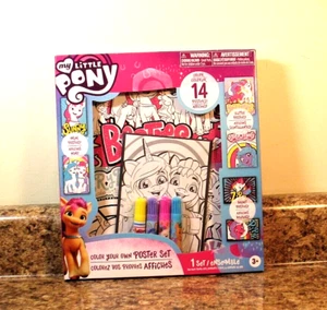 My Little Pony Color Your Own Póster Set Actividad 14 Piezas NUEVO - Imagen 1 de 3