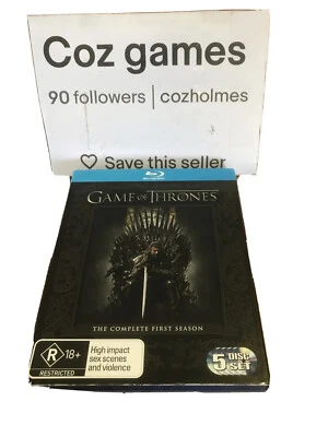 GAME OF THRONES The Complete Season 1 BLU RAY With Slipcase And Booklet & Bonus - image 1 of 4
