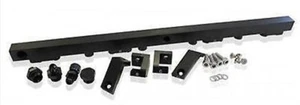 Aeroflow AF64-2004BLK Fuel Rail Kit Ba-Bf Black Ford 6 Cylinder - Picture 1 of 4