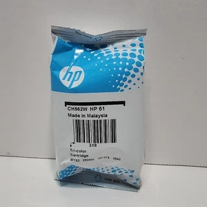 Oryginalny NOWY HP 61 Trójkolorowy wkład atramentowy do drukarki CH562W TriColor Cartridge (bez pudełka) - Zdjęcie 1 z 5