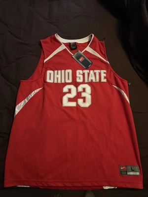 Camiseta Nike Ohio State roja #23 bordada grande nueva con etiquetas Foto 1 de 4