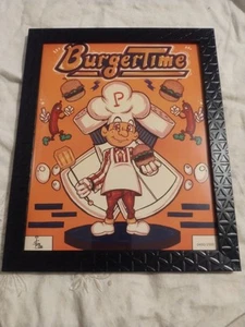 BURGERTIME ORIGINAL ART SIGNED BY SIFAT ISLAM BAM EXCLUSIVE Framed - Picture 1 of 5