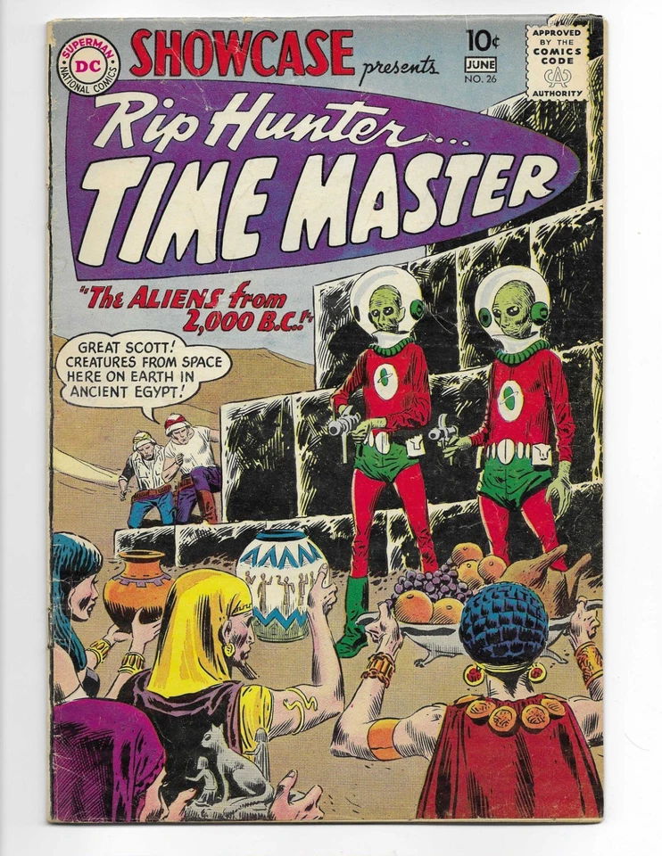 Showcase 26 1960 DC Comics VG 4.0 4th App Rip Hunter, Time Master - Image 1 of 2