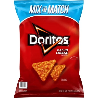 Doritos Nacho Cheese Flavored Tortilla Chips, 18.38 oz - Image 1 of 4