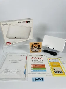 Nintendo 3DS XL LL White Region Free Console With USB charger & 4GBSDcard - Picture 1 of 13