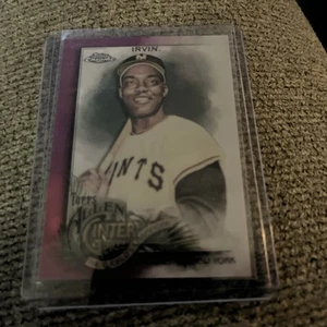 2022 Topps Allen & Ginter Chrome MONTE IRVIN MAGENTA REFRACTOR /199 #273 - Picture 1 of 1