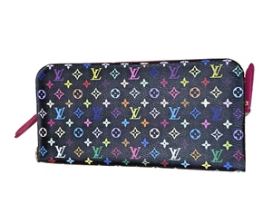 LOUIS VUITTON TAKASHI MURAKAMI X Multicolor Insolite Long Wallet Pouch - Picture 1 of 12