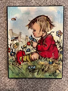 Vintage Children's Cardboard Frame-Tray Puzzle By Donald Art Company NY - Picture 1 of 2