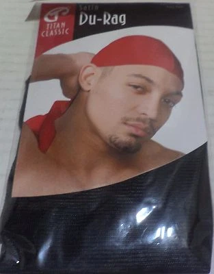 Titan Du-Rag Classic 1 Talla Ajuste Todo Color Negro 1 Unidad Foto 1 de 2