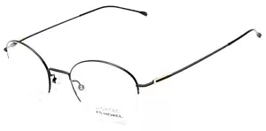 MOREL FRANCE 30152L ND 02 49 mm Occhiali in acciaio inox RX Occhiali ottici nuovi - Foto 1 di 12