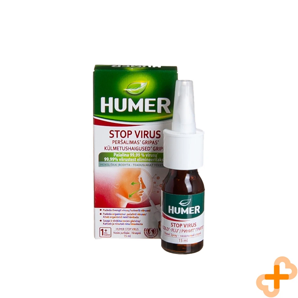 HUMER STOP VIRUS Nassal Spray 15ml Protects Against Viruses Flu Cold Prevention