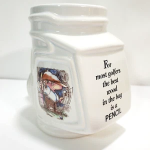 Golfista Novedad Regalo Bolsa de Golf Forma Café Té Cerveza Taza Regalo Papá 1991 - Imagen 1 de 6
