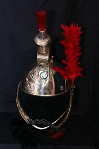 Brass French Cuirassier Officer's Helmet Napoleon Style Helmet w Stand - Picture 1 of 7