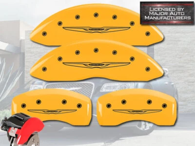 2007-2010 年“克莱斯勒”Sebring 前后黄色 MGP 刹车盘卡钳盖翼 — 第 1/4 张图片