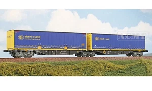ACME H0 40384 Intermodale Sggmrss 90" GTS con casse mobili 'Alberti e Santi" - Imagen 1 de 1