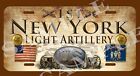 1st New York Light Artillery American Civil War Themed vehicle license plate