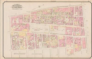 1890 MONTREAL CANADA, ST. ANN'S WARD HAY MARKET SQUARE, BALMORAL HOTEL ATLAS MAP - Foto 1 di 3