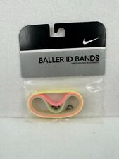 RARE Nike Baller Bands, Wrist Bands, yellow, pink, green, Size Adult