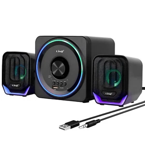 Głośniki PC LinQ Bluetooth + gniazdo 3,5 mm i micro SD - Zdjęcie 1 z 5