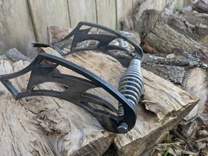 bbq barbeque pit handle hand made stainless steel spring weld on custom metal - Picture 1 of 6