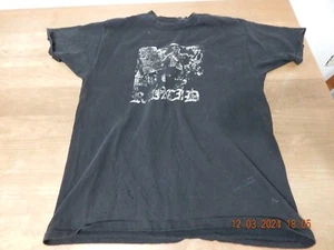 Vintage Rancid Sick Sick World Punk Rock Band T-shirt Black Y2K LARGE - Picture 1 of 4