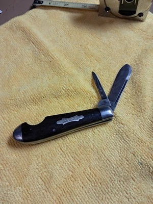 Navaja de bolsillo abierta vintage Empireeasy hecha en EE. UU. era 1856-1880 Foto 1 de 4