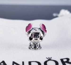 Neu PANDORA Disney Lilo & Stitch Charm s925 ALE Silber - Bild 1 von 6