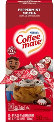 Coffee mate Peppermint Mocha Creamer, Liquid 18.7 Fl Oz (Pack of 1), No Color  - Image 1 of 4