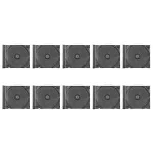 10 Pcs Plastic CD Disc Box Storage for Dvds Holder Case Container - Afbeelding 1 van 12