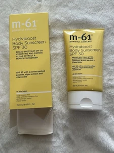 M-61 Hydraboost Körper Sonnenschutz LSF 30 Neu im Karton Ablaufdatum 22.04.27 Peptid Hautpflege alle Arten - Bild 1 von 8