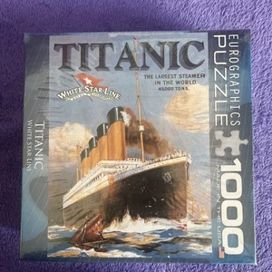 EUROGRAPHICS JigSaw Puzzle 1000 Pezzi TITANIC White Star Line Royal Steamers - Foto 1 di 3