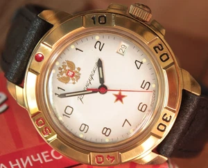 Orologio da polso meccanico Vostok komandirskie carica manuale 439322 - Foto 1 di 17