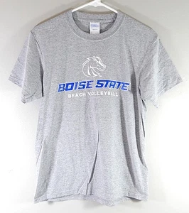 Camiseta Emitida por el Equipo de Voleibol Playa Boise State Broncos Gris Jaspeado Juvenil L - Imagen 1 de 2