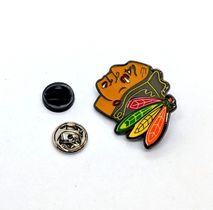 CHICAGO BLACKHAWKS PIN Hockey NHL Team Gift Enamel Hat Backpack Lapel Brooch - Picture 1 of 4