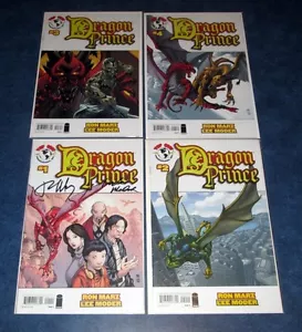 DRAGON PRINCE 1 firmado +2 3 4 primera variante de impresión conjunto TOP COW COMIC RON MARZ MODER - Imagen 1 de 1