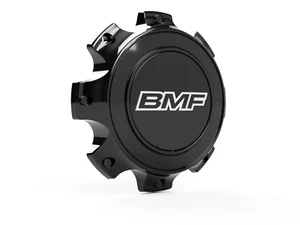 BMF WHEELS CENTER CAP - 8 LUG - GLOSS BLACK - OEM - NEW STYLE BOLT-ON - 1 PACK - Picture 1 of 1