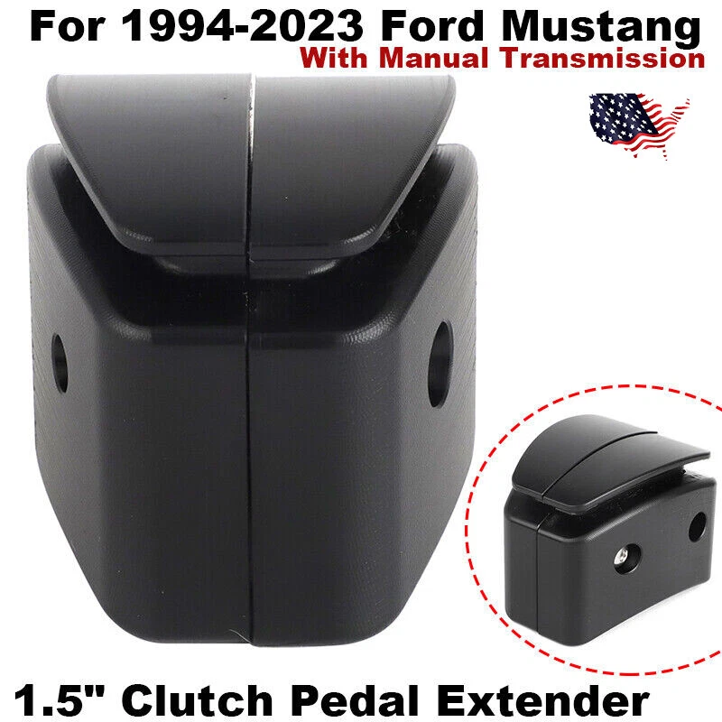 For 1994-2023 Ford Mustang 1.5" Clutch Pedal Extender with Manual Transmission Foto 1 de 4