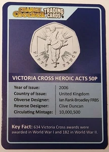 Change Checker Trading Card - Victoria Cross Heroic Acts  - Bild 1 von 1