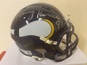 Tommy Kramer Signed Minnesota Vikings Mini-Helmet (Beckett COA) - Picture 1 of 2