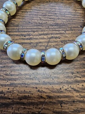 Pulsera con Perla y Piedra Multicolor Look Bisutería Estiramientos Foto 1 de 4